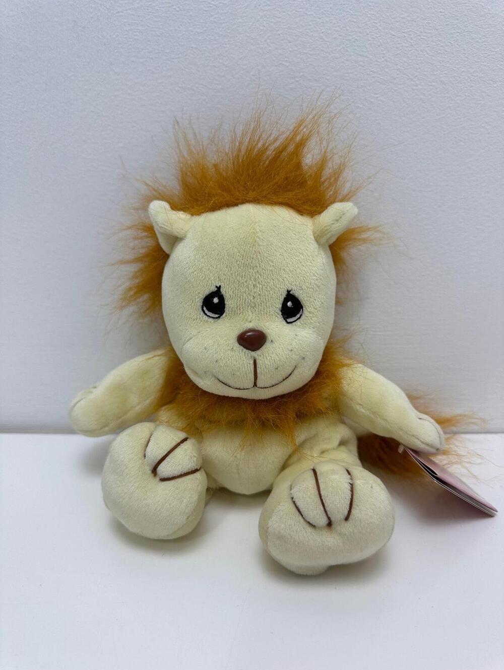 Precious Moments Tender Tails Lion Plush 90s Plush, New with Tags! (8 inch)